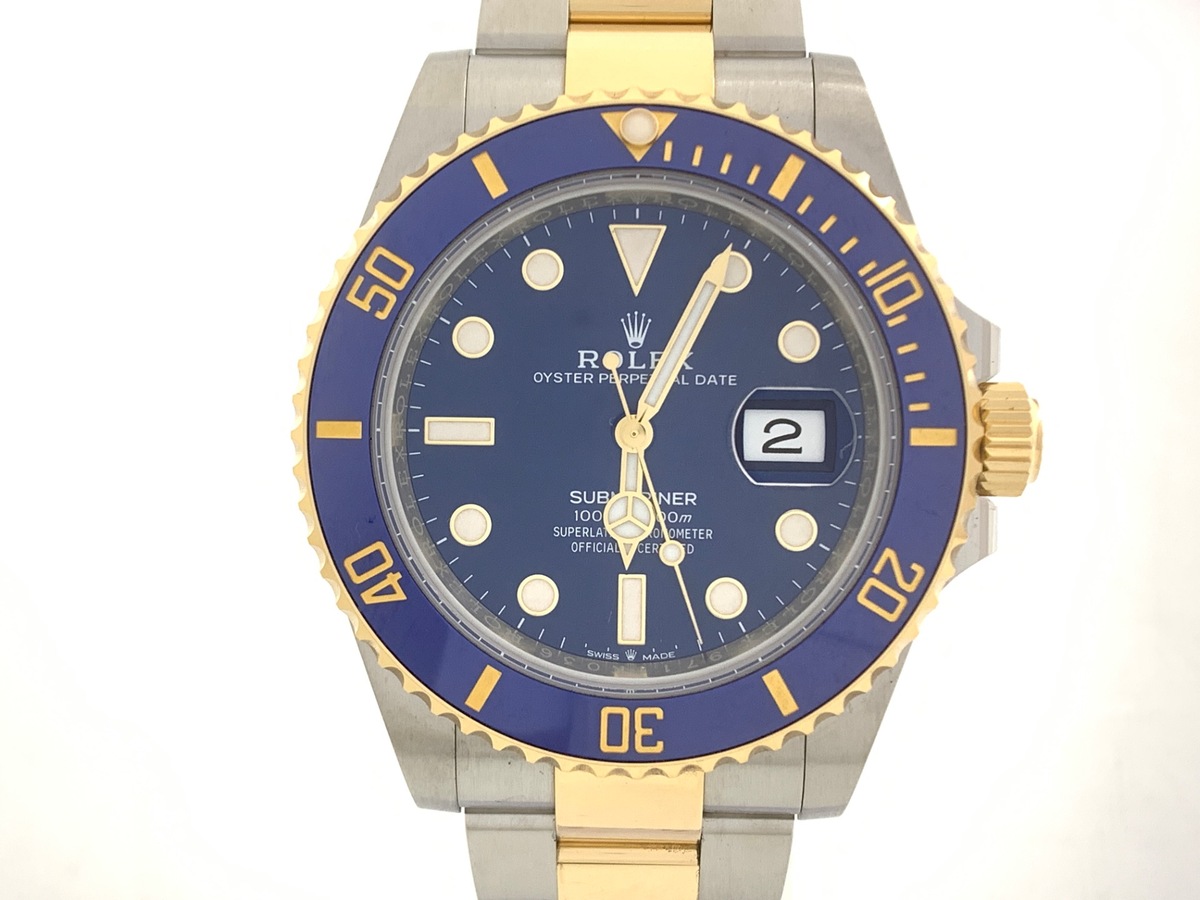 ロレックス(ROLEX) サブマリーナー デイト ブルー 126613LB ステンレススティール/イエローゴールド
