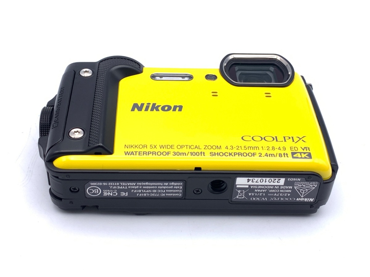 Nikon COOLPIX W300 イエロー  中古品 Nikon COOLPIX W300 YM Digital Camera 1.65 Megapixels Yellow