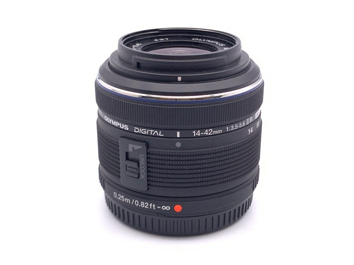 中古】オリンパス M.ZUIKO DIGITAL 14-42mm F3.5-5.6 II R ブラック