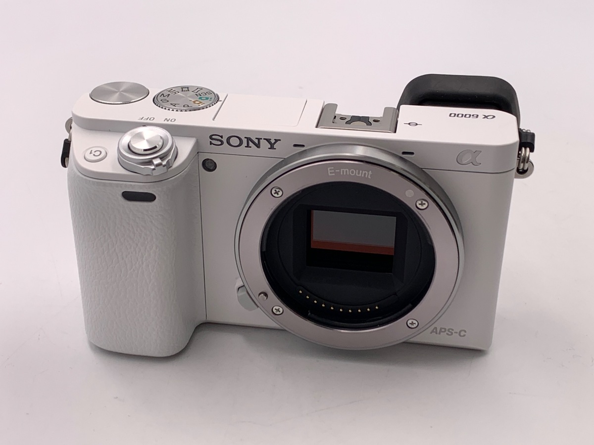 中古：A(美品)】ソニー α6000 ボディ ホワイト [ILCE-6000 