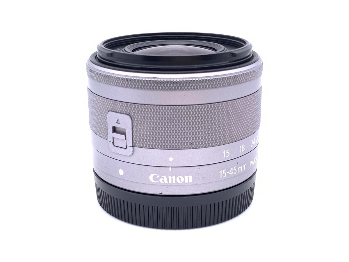 中古：B(並品)】キヤノン EF-M15-45mm F3.5-6.3 IS STM シルバー
