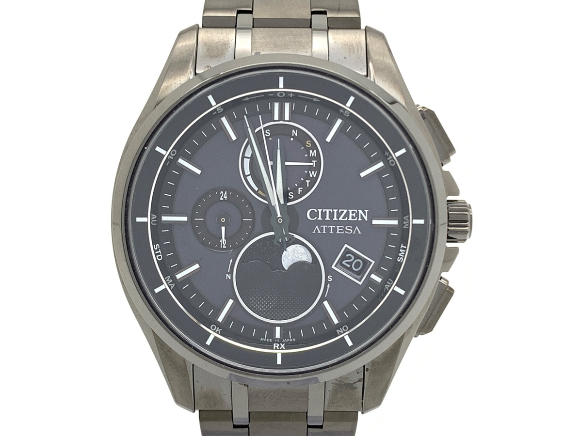 Citizen Attesa ATD53-3001 Eco-Drive Day Date Titanium Quartz