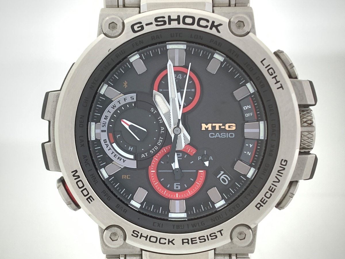 カシオ G-SHOCK MT-G ブラック MTG-B1000D-1AJF ステンレススティール