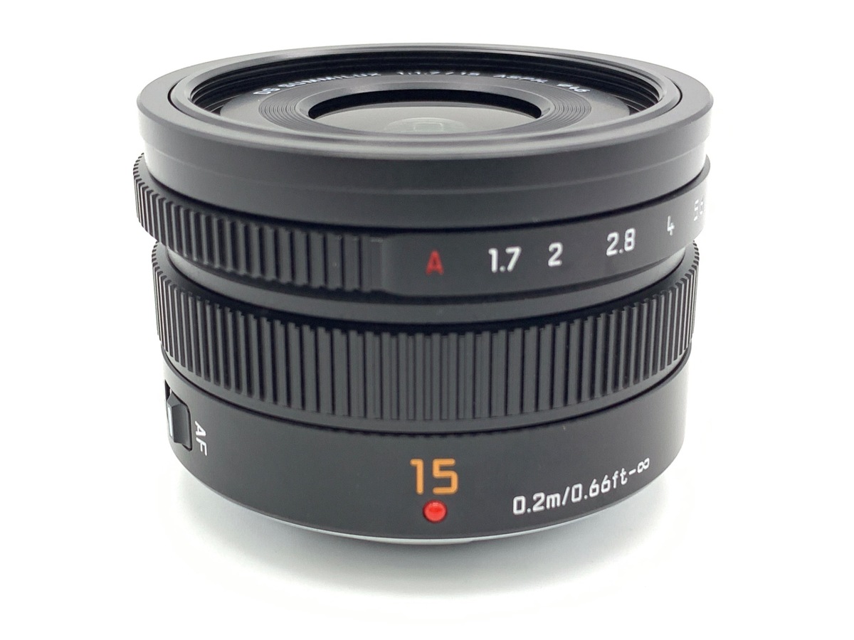 LEICA DG SUMMILUX 15mm/F1.7 ASPH. H-X015-K [ブラック] 中古価格比較