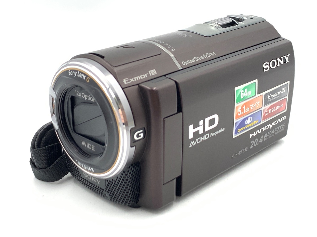 中古】ソニー HDR-CX590V ボルドーブラウン｜｜カメラのキタムラネット
