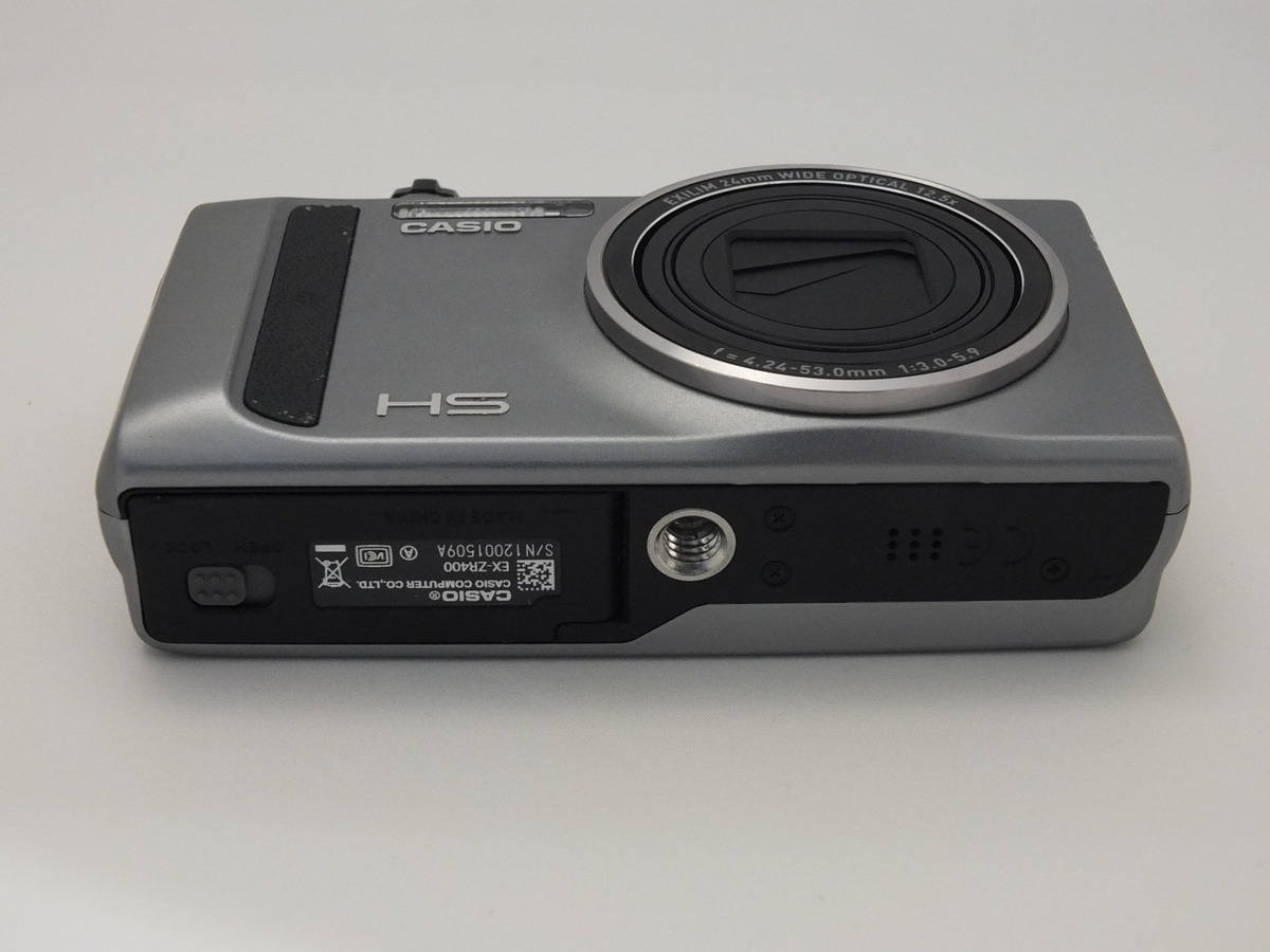 中古】Casio カシオ HIGH SPEED EXILIM EX-ZR400 シルバー コンパクト
