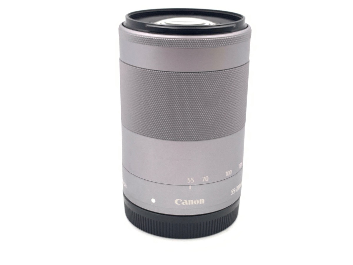 【中古】キヤノン EF-M55-200mm F4.5-6.3 IS STM シルバー