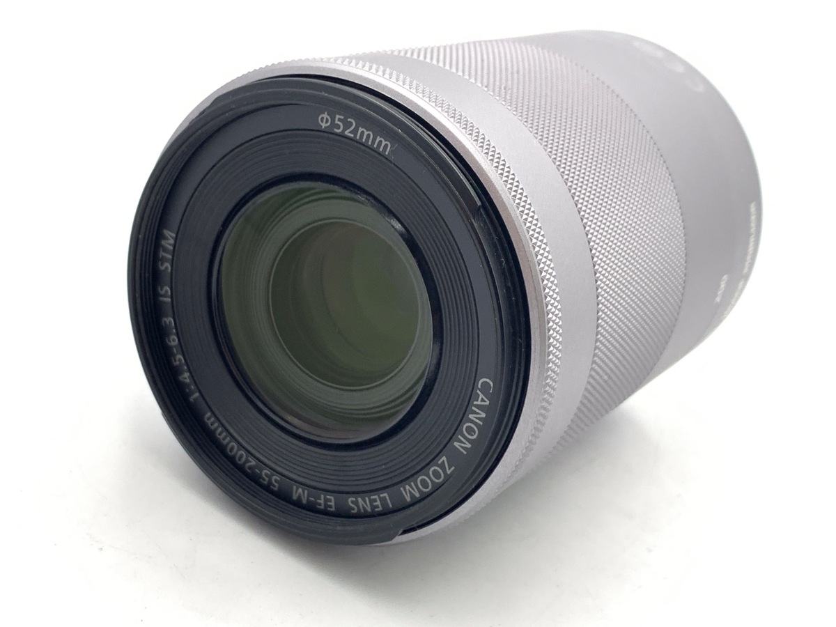 【中古】キヤノン EF-M55-200mm F4.5-6.3 IS STM シルバー