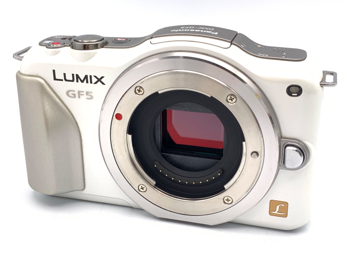 パナソニック LUMIX DMC-GF5-W ボディ シェルホワイト 中古】パナソニック LUMIX DMC-GF5-W ボディ シェルホワイト｜｜カメラ