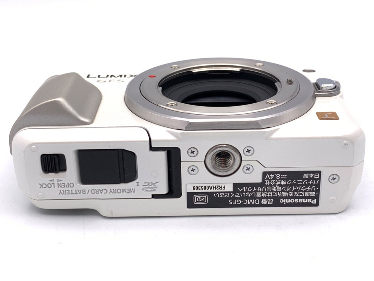 788050/Panasonic LUMIX DMC-GF5 シェルホワイト 中古】パナソニック LUMIX DMC-GF5-W ボディ シェルホワイト｜｜カメラ