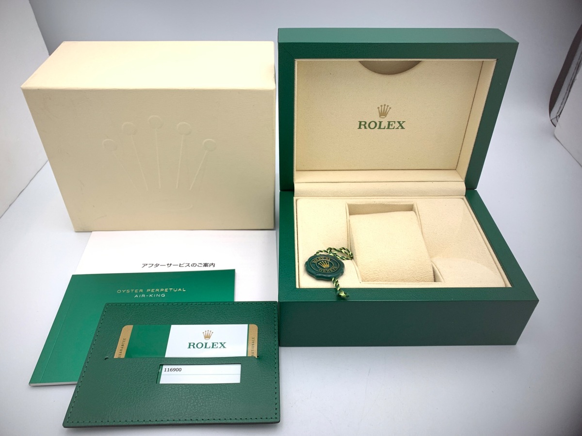 ロレックス(ROLEX) エアキング ブラック 116900 ステンレススティール