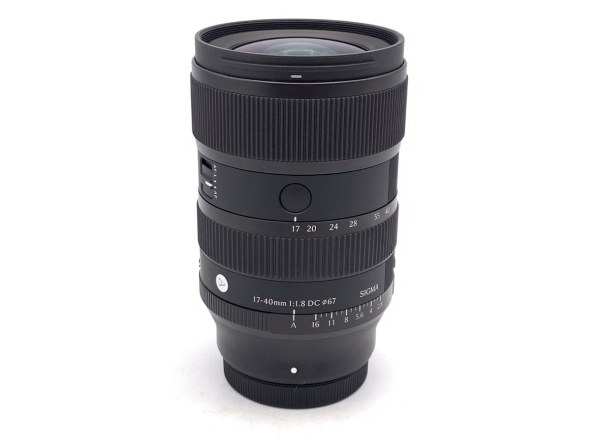 中古：A(美品)】シグマ 17-40mm F1.8 DC Art フジフイルムX用