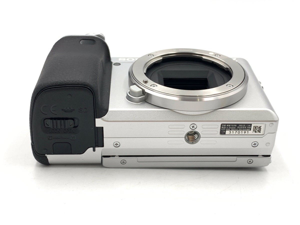 中古：A(美品)】ソニー α6400 ボディ シルバー [ILCE-6400 S