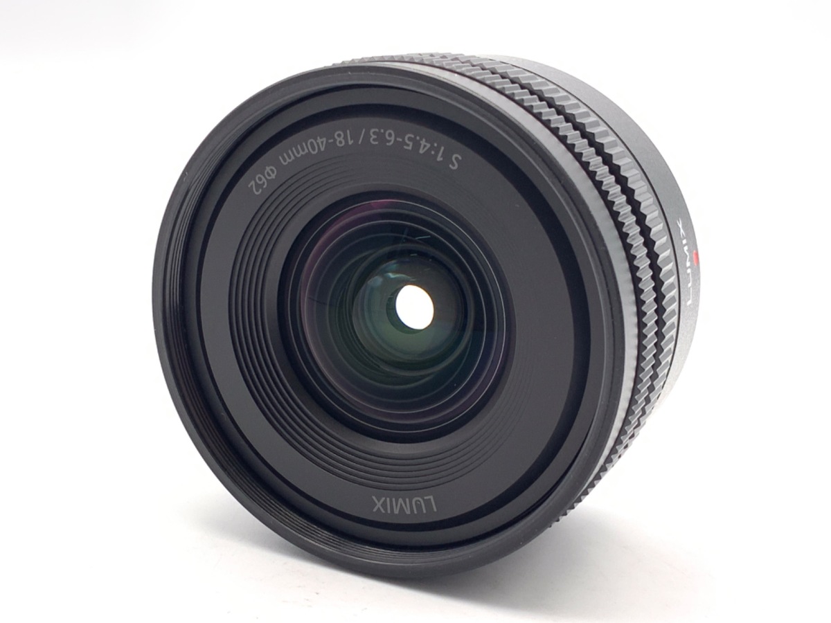 中古】 《美品》 Panasonic LUMIX S 18-40mm F4.5-6.3 S-R1840 ブラック < 