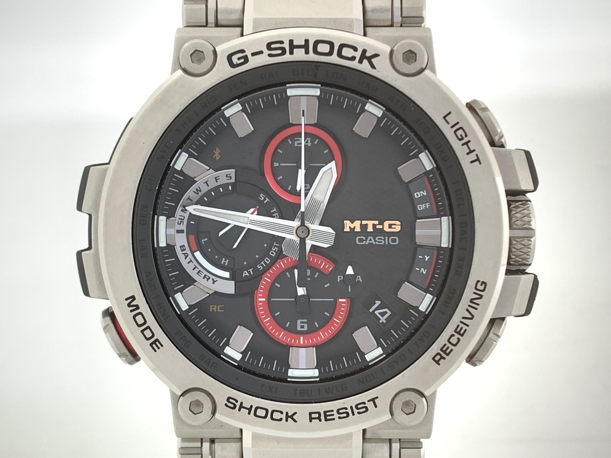 カシオ G-SHOCK MT-G ブラック MTG-B1000D-1AJF ステンレススティール