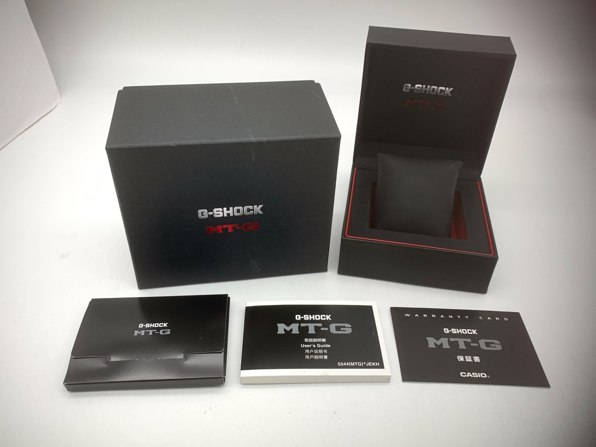 カシオ G-SHOCK MT-G ブラック MTG-B1000D-1AJF ステンレススティール