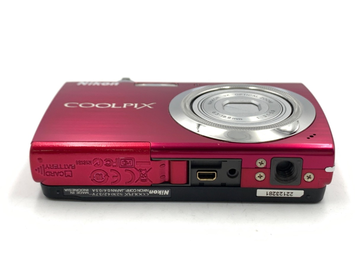 【美品】NIkon COOLPIX S230 ローズレッド Amazon | Nikon デジタルカメラ COOLPIX (クールピクス) S230