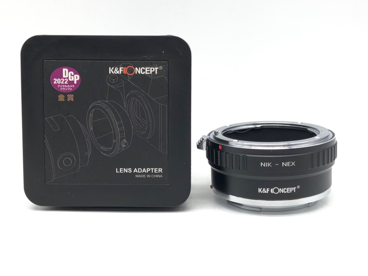 【中古】K&F Concept KF-NFE2 マウントアダプター [レンズ側：ニコンF ボディ側：ソニーE ]