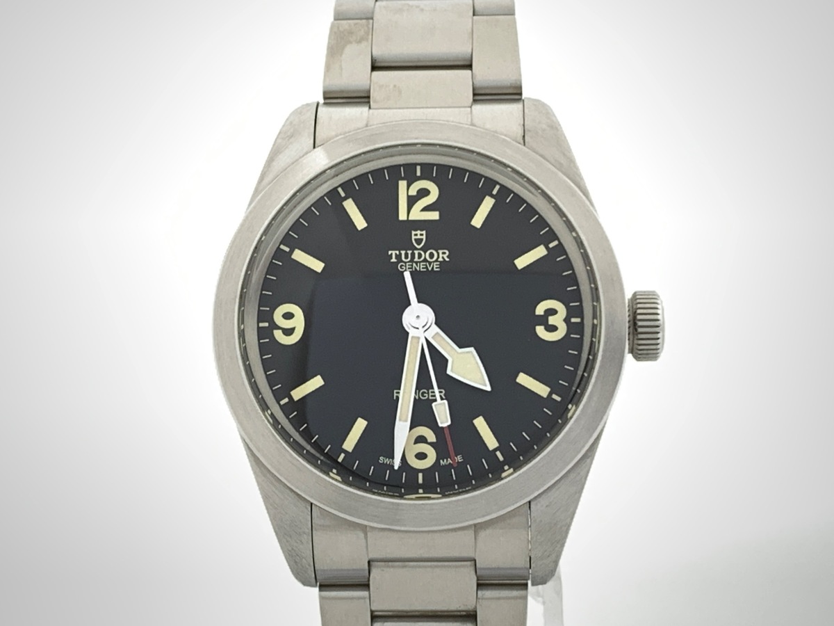 チューダー レンジャー ブラック 79950 ステンレススティール SSブレス