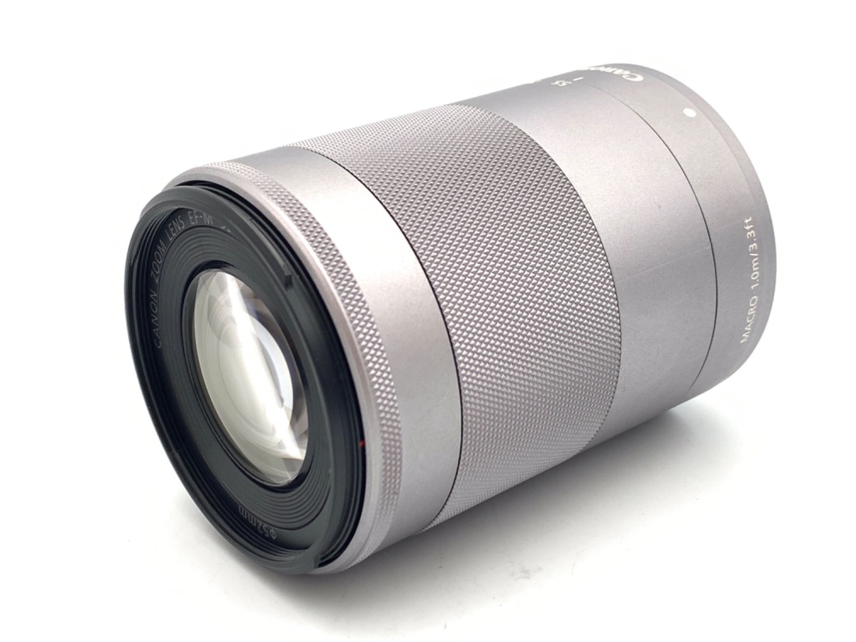 【中古】キヤノン EF-M55-200mm F4.5-6.3 IS STM シルバー