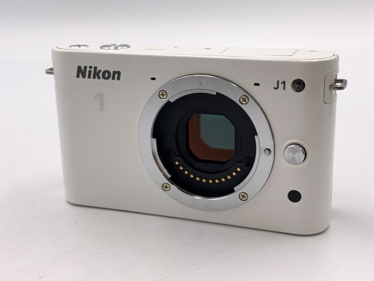中古：C(やや難あり)】ニコン Nikon 1 J1 ボディ ホワイト | 2447550079847