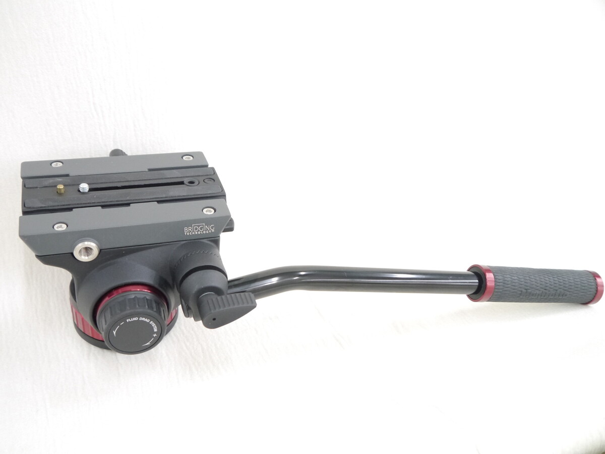 中古】マンフロット MVH502AH プロフルードビデオ雲台 フラットベース