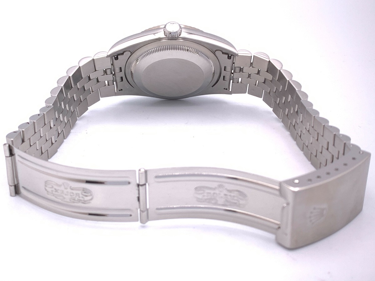 ロレックス(ROLEX) デイトジャスト 36 ブルー 16234G ステンレススティール/ホワイトゴールド 10Pダイヤ ジュビリーブレス