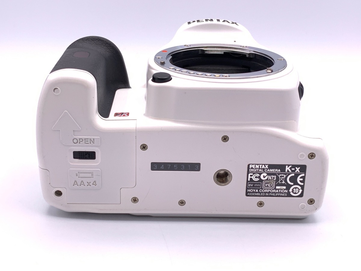 中古：B(並品)】ペンタックス K-x ボディ ホワイト | 2447500025979