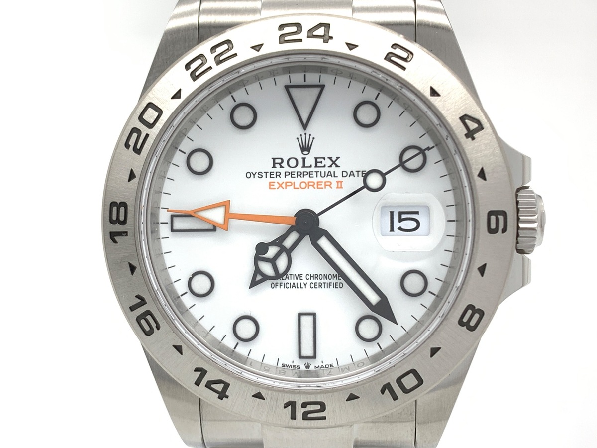 ロレックス(ROLEX) エクスプローラーII ホワイト 226570 ステンレススティール
