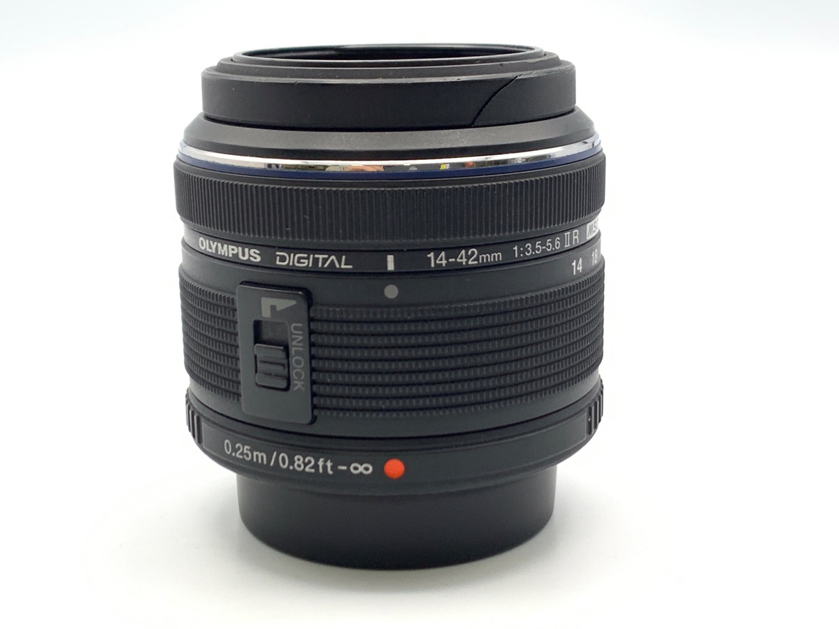 中古】オリンパス M.ZUIKO DIGITAL 14-42mm F3.5-5.6 II R ブラック