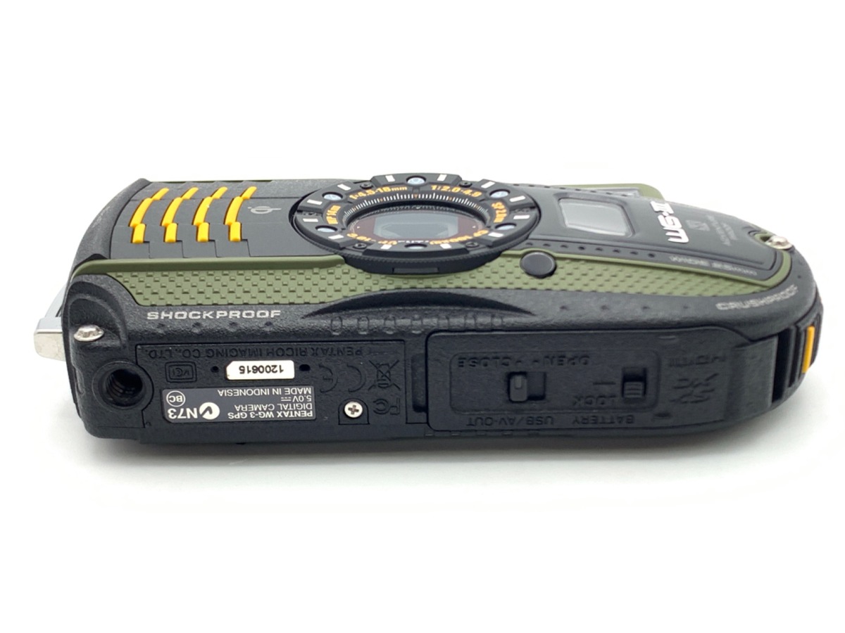 ペンタックス PENTAX 防水デジタルカメラ WG-3 GPS グリーン PENTAX WG