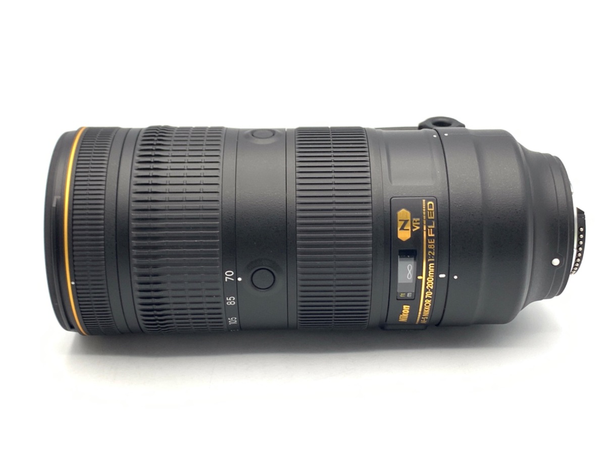 【中古】Nikon 望遠ズームレンズ AF-S NIKKOR 70-200mm f/2.8E FL ED VR フルサイズ対応 Nikon 70-200mm f/2.8E VR lens, sharp zoom
