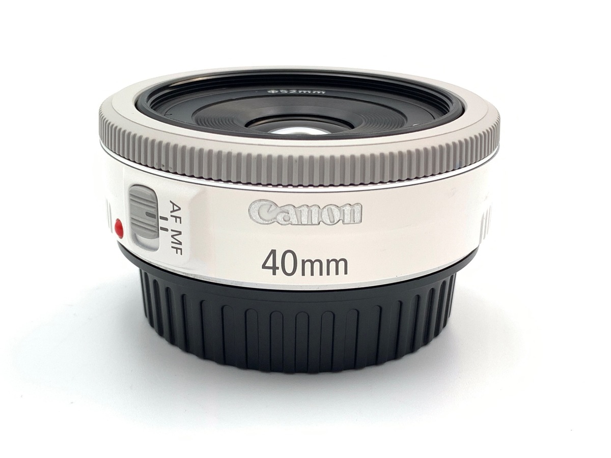 中古：AB(良品)】キヤノン EF 40mm F2.8 STM ホワイト | 2447110018392