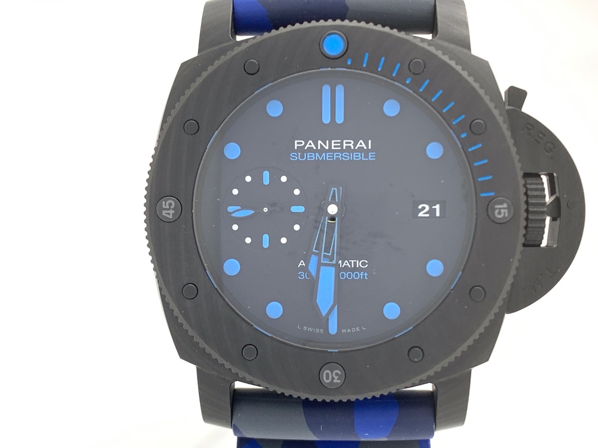 パネライ サブマーシブル カーボテック ブラック PAM01616 カーボン