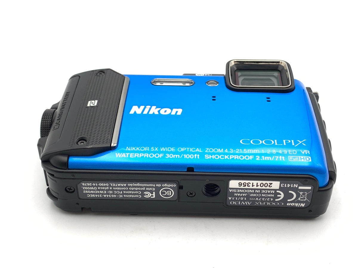 Nikon COOLPIX AW130 ブルー ジャンク品・本体のみ】Nikon COOLPIX