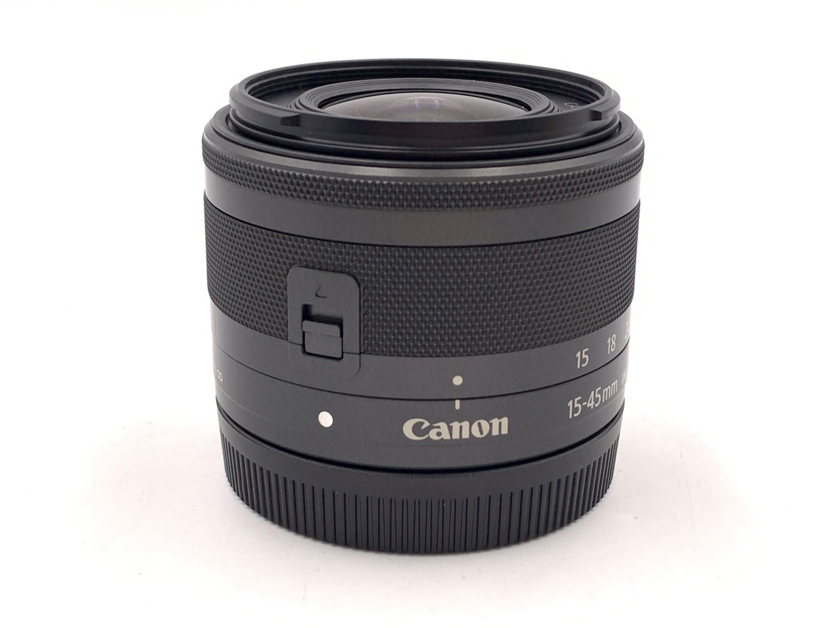 中古：B(並品)】キヤノン EF-M15-45mm F3.5-6.3 IS STM グラファイト 