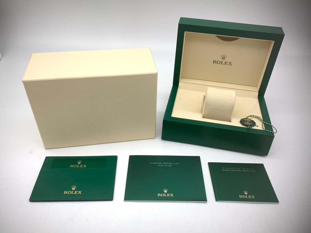 ロレックス(ROLEX) エアキング ブラック 126900 ステンレススティール