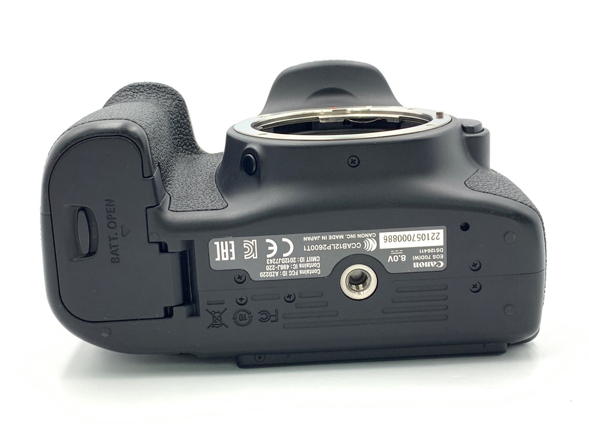 中古：AB(良品)】キヤノン EOS 70D ボディ | 2447520080552