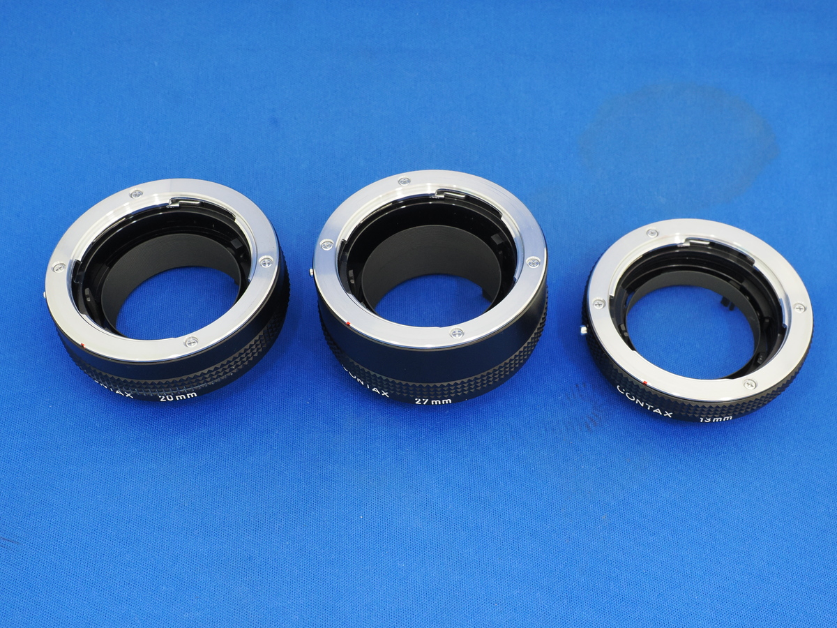 中古：AB(良品)】コンタックス オート接写リングセット(13・20・27mm