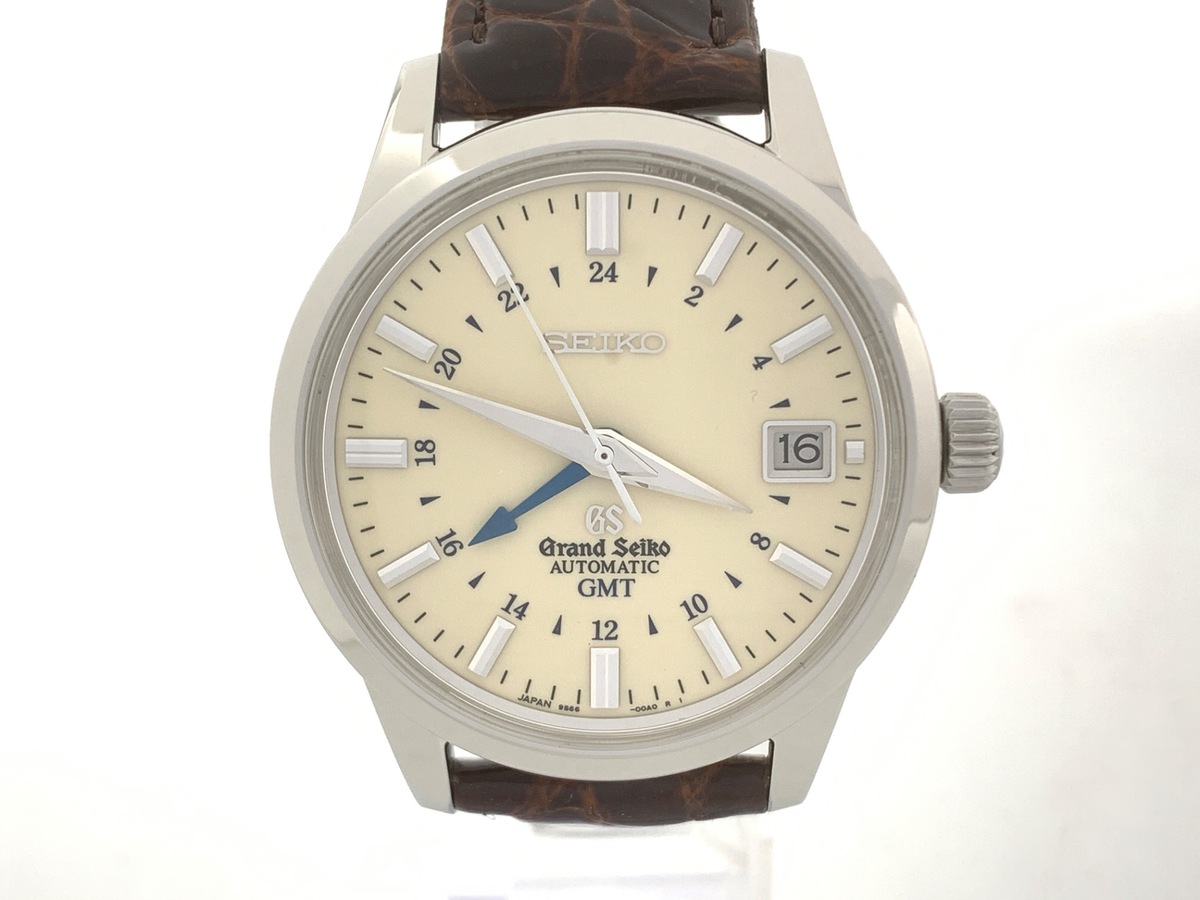 グランドセイコー メカニカル アイボリー [ホワイト系] SBGM00G/9S66-00A0 ステンレススティール 雫石高級時計工房　レザーベルト