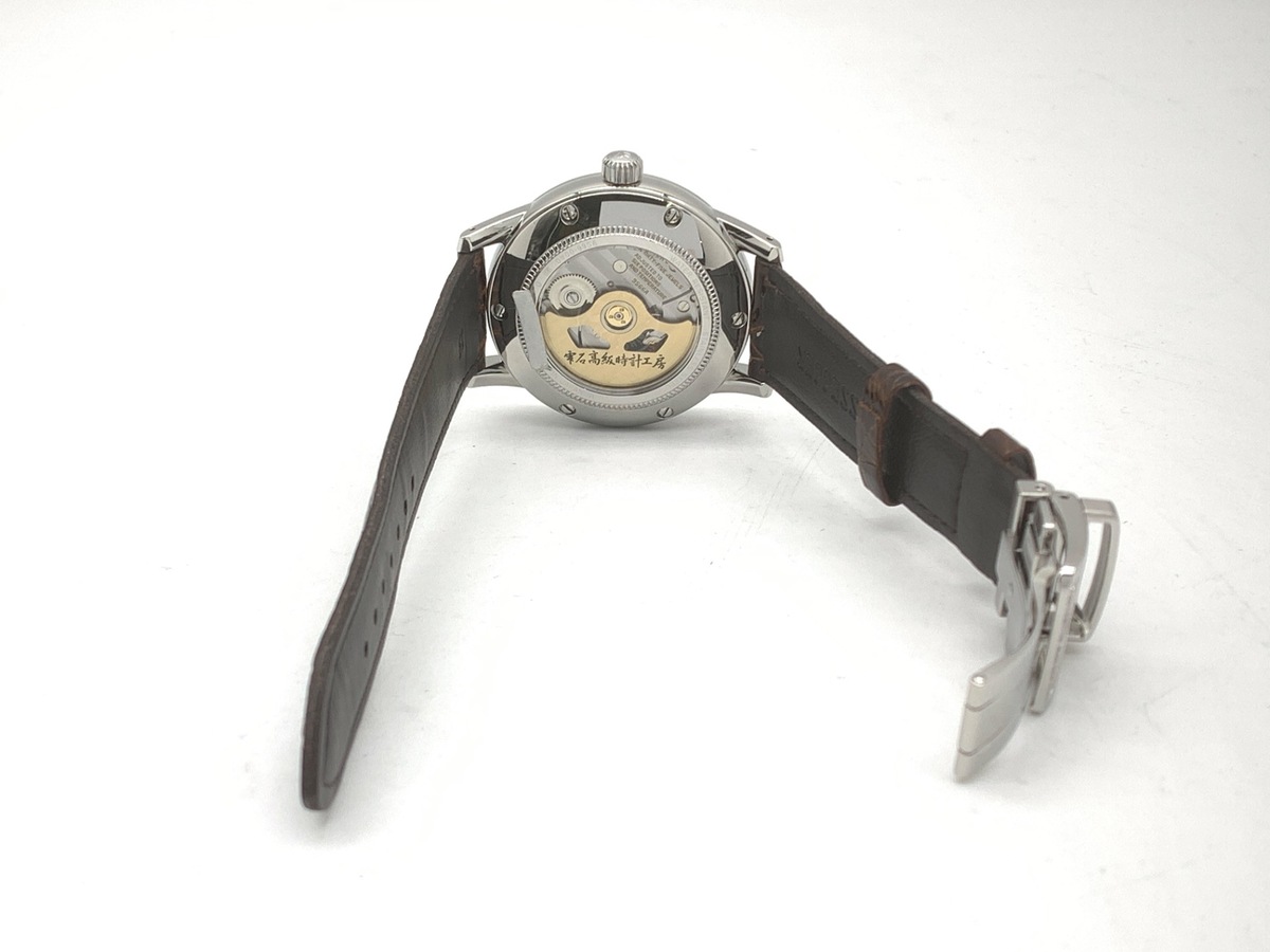 グランドセイコー メカニカル アイボリー [ホワイト系] SBGM00G/9S66-00A0 ステンレススティール 雫石高級時計工房　レザーベルト