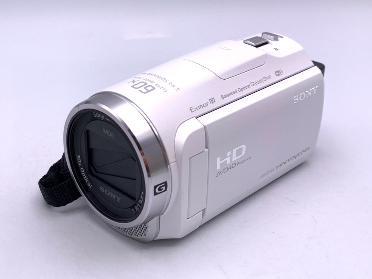 中古】ソニー デジタルHDビデオカメラレコーダー HDR-CX680 W ホワイト