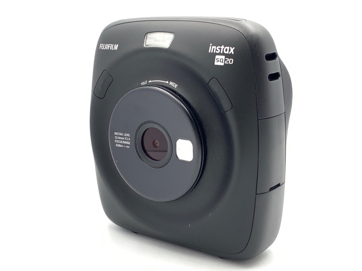 【中古】フジフイルム インスタントカメラ instax SQUARE SQ 20 「チェキ」マットブラック