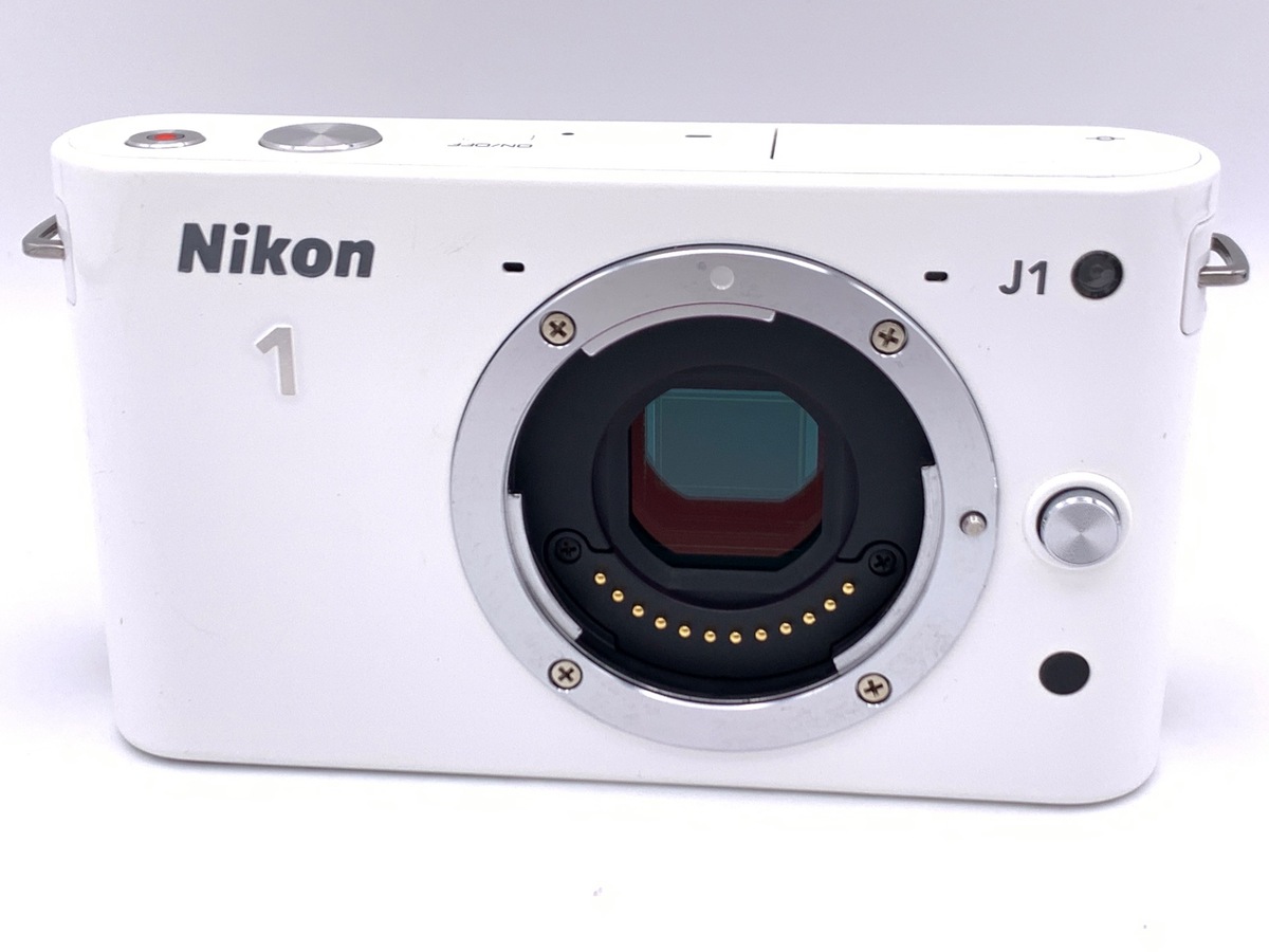 中古：C(やや難あり)】ニコン Nikon 1 J1 ボディ ホワイト | 2447550079847