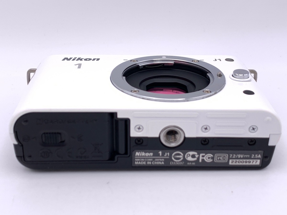 中古：C(やや難あり)】ニコン Nikon 1 J1 ボディ ホワイト | 2447550079847