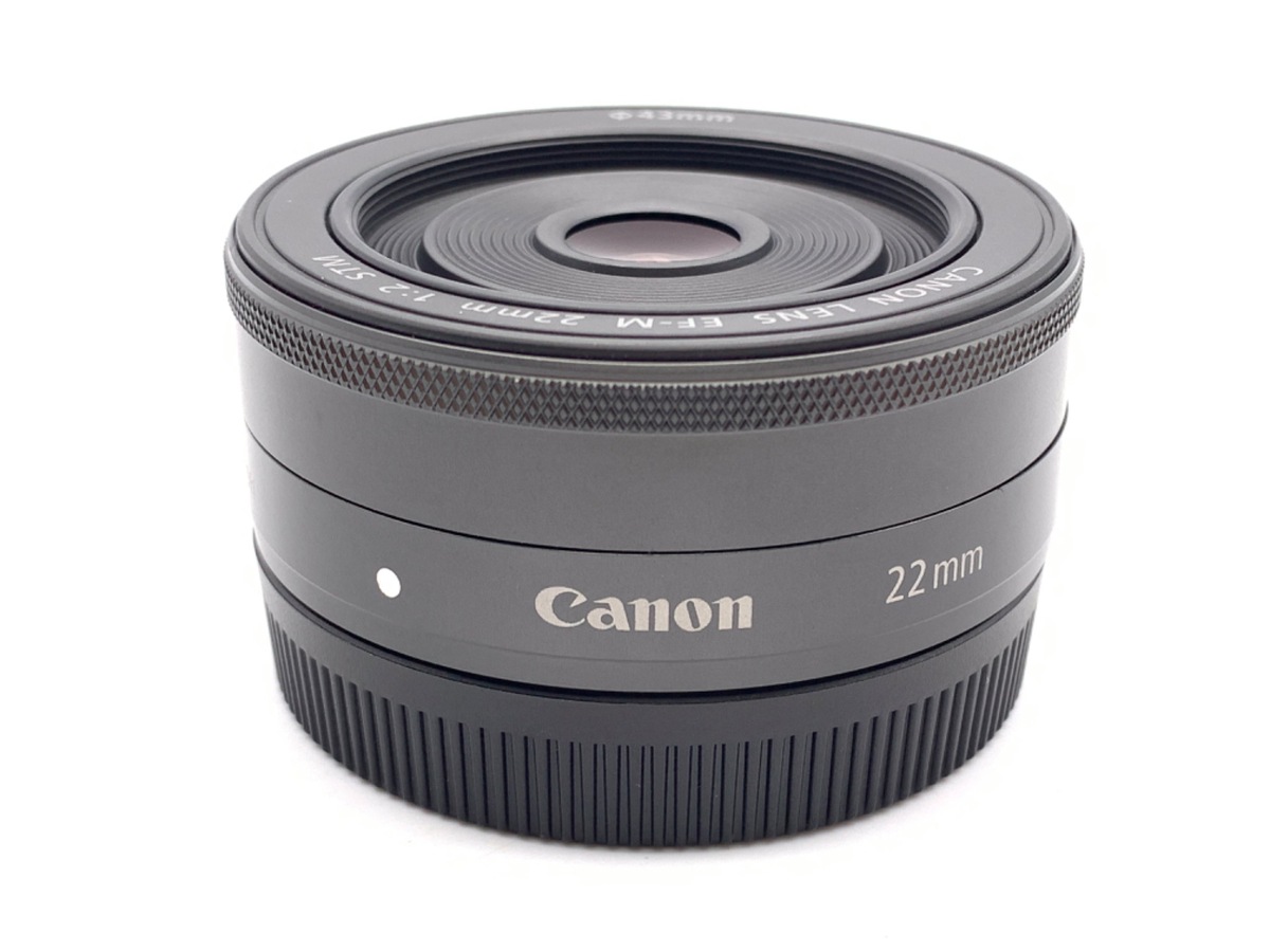 中古：AB(良品)キヤノン EF-M22mm F2 STM シルバー Canon EF-M 22mm f 