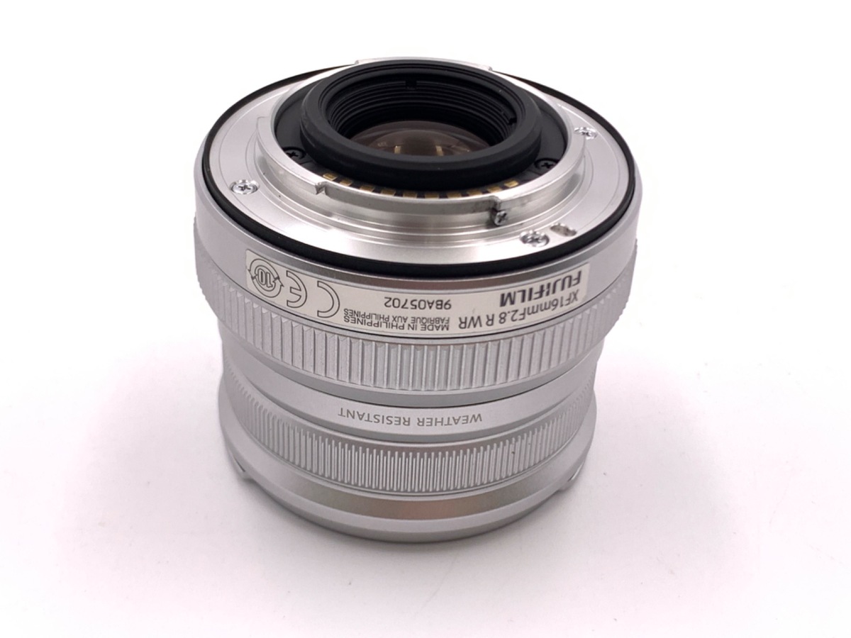 中古：AB(良品)】フジフイルム XF16mm F2.8 R WR シルバー