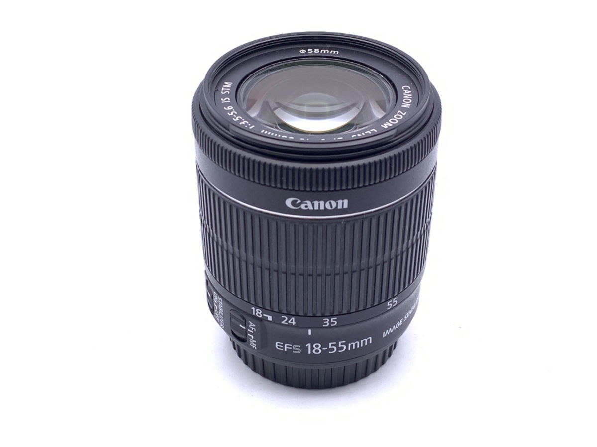 中古：AB(良品)】キヤノン EF-S18-55mm F3.5-5.6 IS STM | 2447570092154