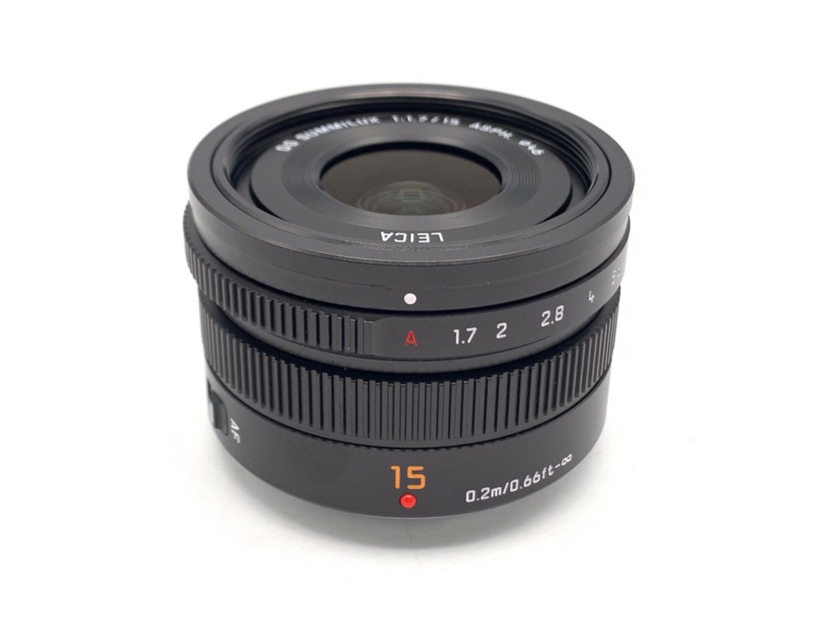 LEICA DG SUMMILUX 15mm/F1.7 ASPH. H-X015-K [ブラック] 中古価格比較