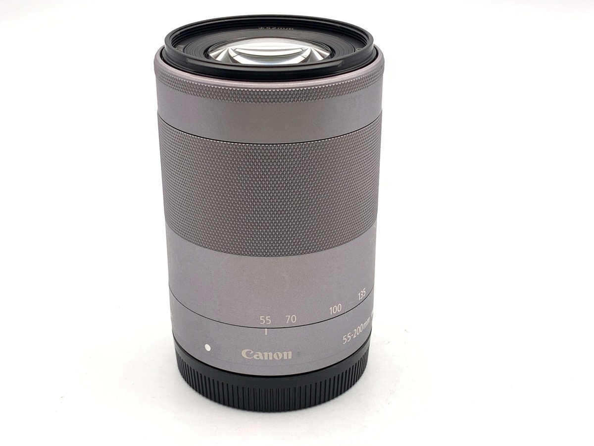 中古：AB(良品)】キヤノン EF-M55-200mm F4.5-6.3 IS STM シルバー 